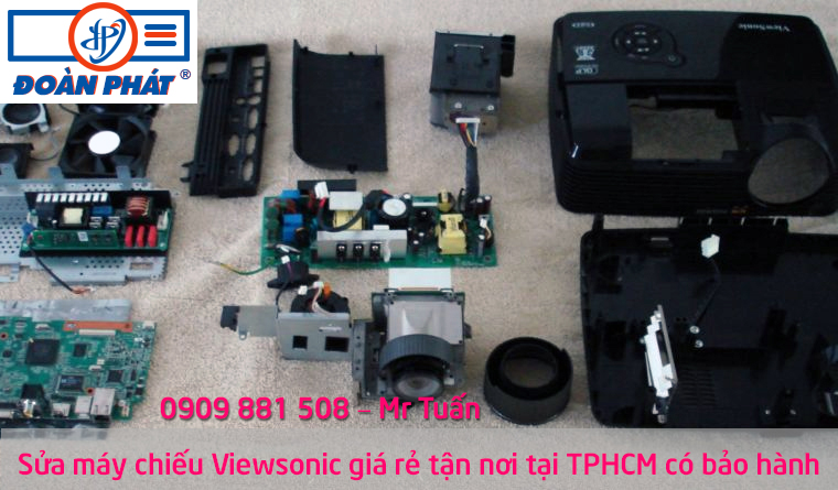 Sửa máy chiếu Viewsonic giá rẻ tận nơi tại TPHCM có Thời Gian Bảo Hành